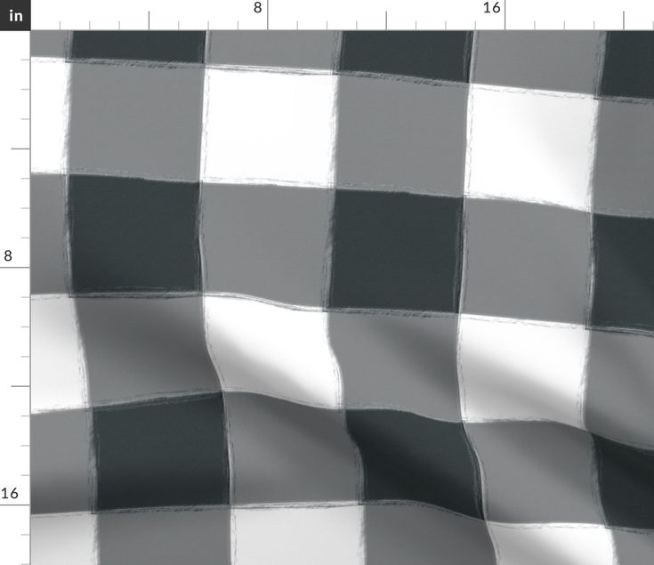 a gray and white checkerboard pattern is shown in full view, with an area for