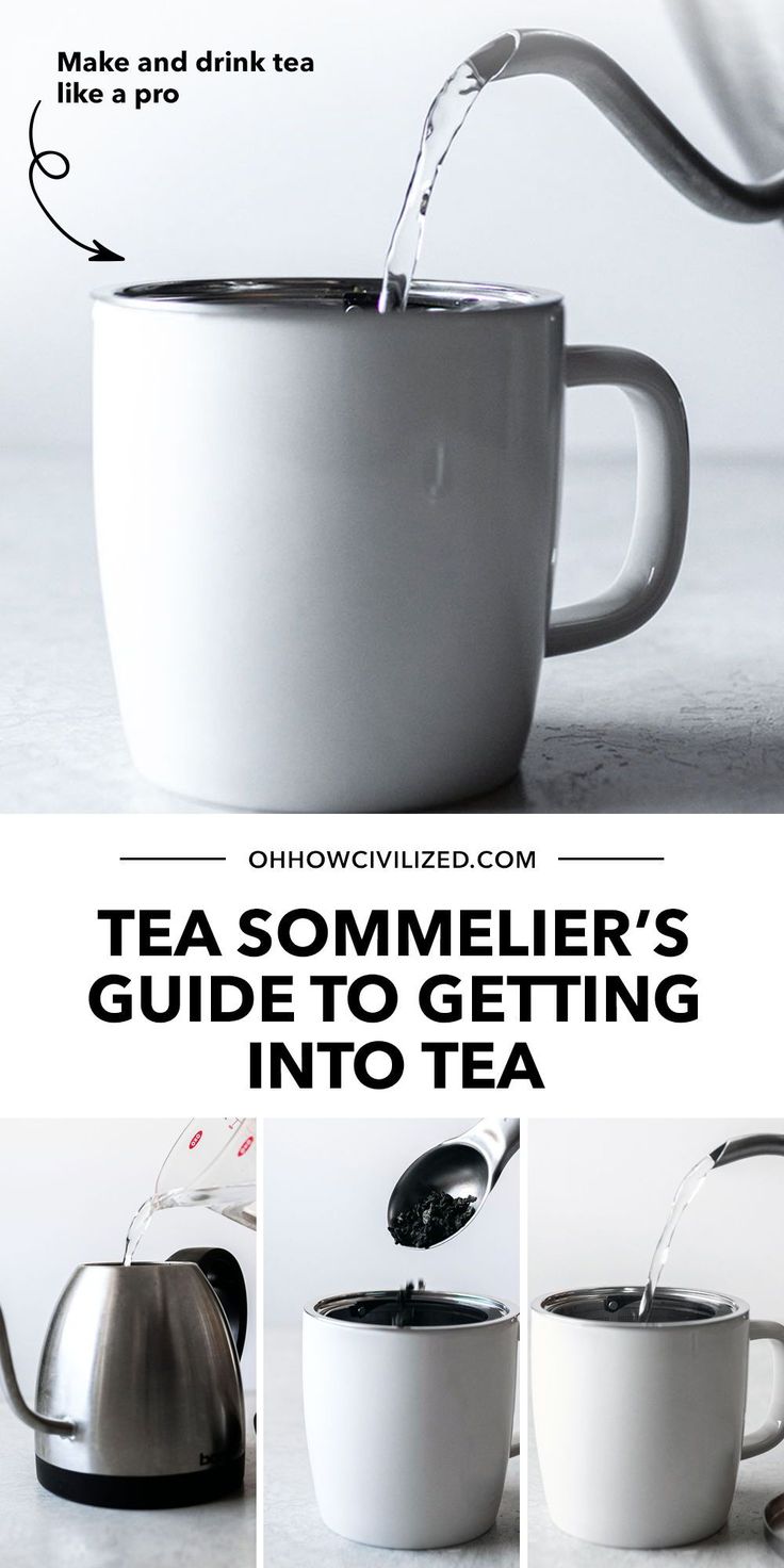 the instructions for how to make a teapot with water in it and then pours into