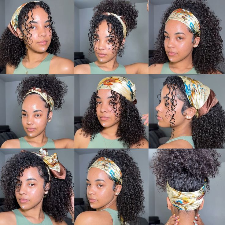 Quick Curly Hairstyles, Cabello Afro Natural, Mixed Curly Hair, Hair Mistakes, Quick Natural Hair Styles, Hair Scarf Styles, Cute Curly Hairstyles, Curly Hair Styles Easy, Hairdos For Curly Hair