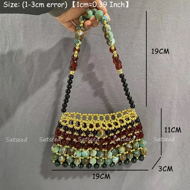 BISA meaning greatly loved symbolizes the care, attention, and affection poured into crafting this bag, as well as the adoration it is meant to receive from its owner. Bisa’s deep rich colors and beautiful gems evoke are effortlessly a cherished possession. Beaded Bag, Beaded Bags, Rich Colors, Rich Color, Gems, Color