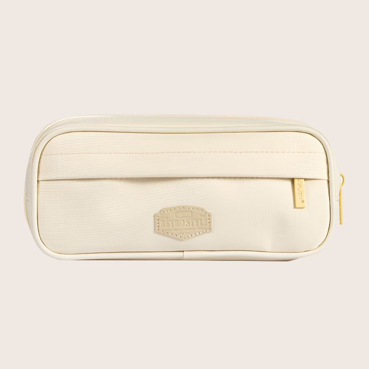 Elevate your organization game with the Retro Style Pastel Organizer Pencil Case! This minimalist design is not just about looks—it’s packed with outstanding functionality. The front zipper pocket is perfect for quick access to small essentials, while the spacious middle compartment holds your larger items with ease. Flip open the back zipper pocket a full 180 degrees to reveal mesh organizers for your most-used tools. The soft pastel color palette, accented by gentle beige zippers, makes this c Portable Beige Pencil Case For School, Functional White Pencil Case For Daily Use, White Pencil Case With Zipper Closure For Organization, Beige Pencil Case With Pen Slots For Daily Use, White Rectangular Pencil Case For Everyday Use, Beige Travel Bags With Pen Slots, Beige Zipper Pencil Case For Daily Use, Beige Zipper Pouch Pencil Case For Daily Use, Functional White Pencil Case For Everyday Use