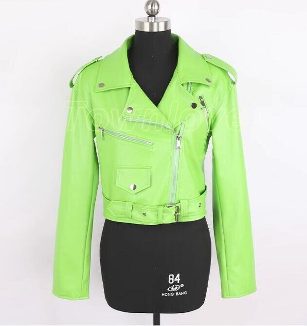 Punk Faux Leather Biker Jacket With Zipper, Fall Long Sleeve Leather Motorcycling Jacket, Fall Motorcycling Leather Jacket With Long Sleeves, Fall Motorcycling Long Sleeve Leather Jacket, Green Winter Biker Jacket With Zipper, Winter Green Biker Jacket With Zipper Closure, Green Winter Biker Jacket With Zipper Closure, Spring Faux Leather Biker Jacket, Fall Leather Jacket With Zipper For Motorcycling