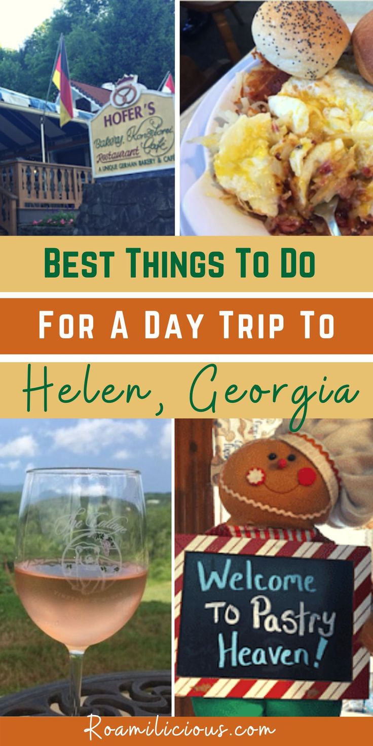 there are many things to do for a day trip to helen, georgia