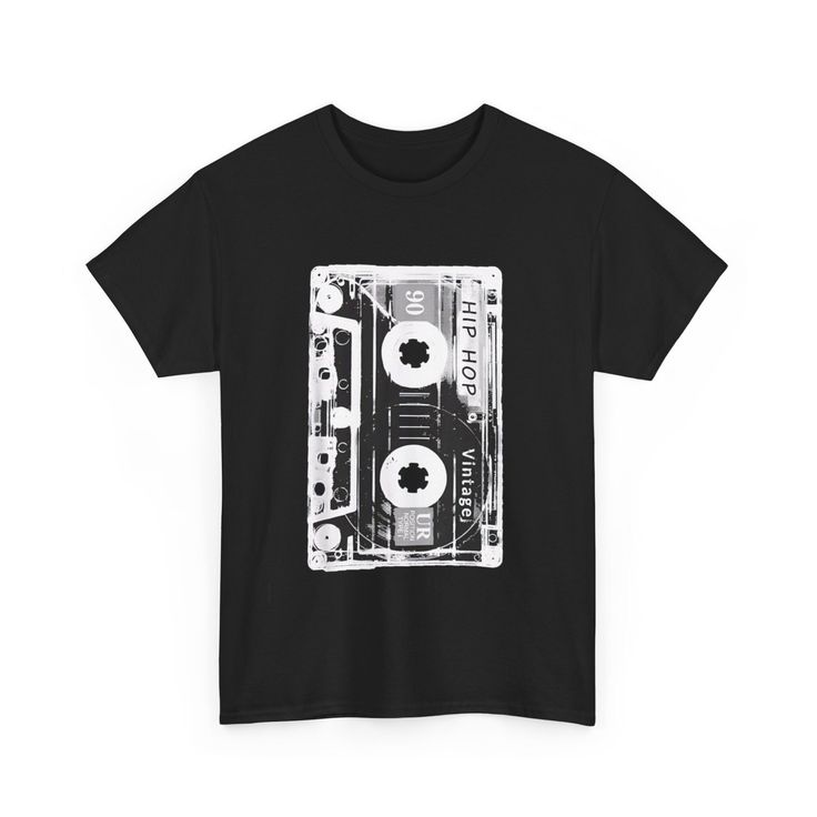 Step back in time and celebrate the golden era of hip hop with our "Vintage Cassette Tape Hip Hop Music 80s 90s Retro Distressed T-Shirt"! Perfect for music lovers, retro fashion enthusiasts, and anyone who appreciates the iconic styles of the 80s and 90s, this tee features a nostalgic design that makes it a must-have addition to any casual wardrobe. Black Hip Hop T-shirt For Music Festival, Music-themed Band Logo T-shirt For Streetwear, Music-themed T-shirt With Band Logo For Streetwear, Music-themed Graphic T-shirt For Streetwear, 90s Band Logo T-shirt For Streetwear, Unisex Retro Band Logo T-shirt, 90s Crew Neck T-shirt For Music Festival, Hip Hop Crew Neck Tops For Music Festival, Vintage Short Sleeve T-shirt For Music Festivals