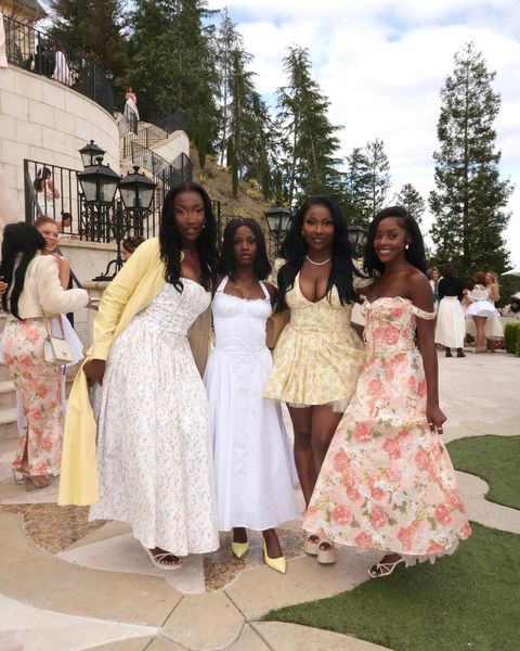 Fashion • Instagram Tea Party Outfit Black And White, Bridergton Tea Party, Fancy Tea Party Aesthetic, Garden Party Outfit Black Women, Tea Party Outfit Black Women, Tea Party Ideas Outfits, Garden Theme Outfit, Spring Garden Party Outfit, Tea Party Black Women