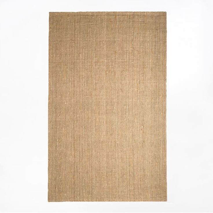 an area rug made out of jute on a white background with no one in it