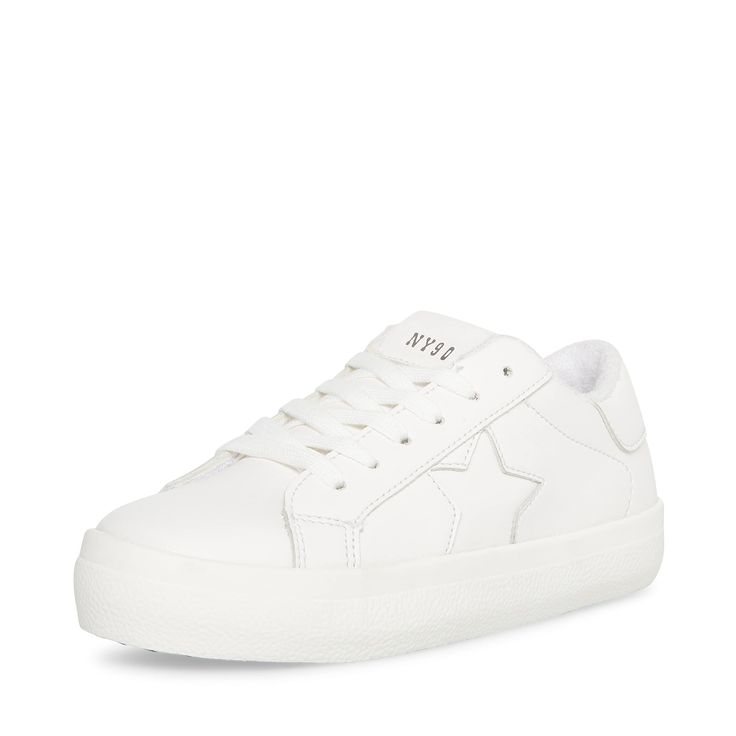 PRICES MAY VARY. Steve Madden Women's lace-up sneaker Star embellishment detail on side 1 inch platform bottom Synthetic sole, fabric and synthetic lining Wedding Sneakers For Bride, Platform Tennis Shoes, White Platform Sneakers, Steve Madden Sneakers, Wedding Sneakers, White Sneakers Women, Starling, Best Sneakers, Platform Sneakers