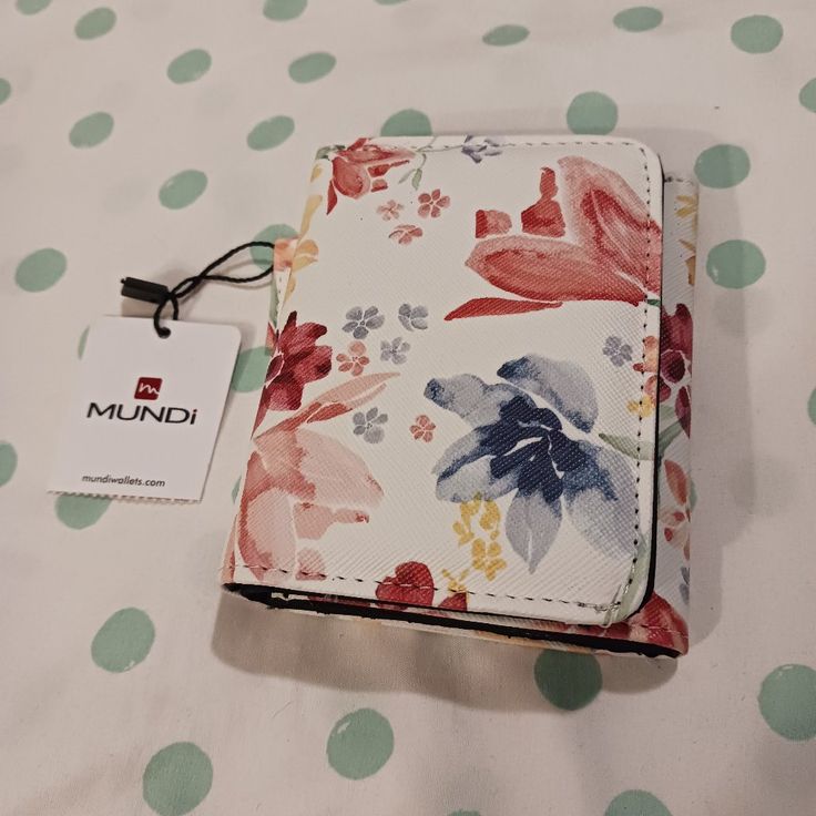 This Is New, With Tags Attached! Beautiful Floral Design! Rfid To Prevent Identity Theft!! Please Look At All Photos As They Are A Part Of The Description And Show Measurements! Price Is Firm Unless Bundled! Smoke Free, Pet Friendly Home (Dogs) I Ship The Same Or Next Business Day! White Wallets For Spring Gift, White Wallet For Everyday Use In Spring, White Wallet For Everyday Use, White Wallets With Card Slots For Spring, Spring White Wallets With Card Slots, White Wallets For Everyday Use In Spring, White Wallets For Spring, White Everyday Wallets For Spring, Blue Leather Wallet