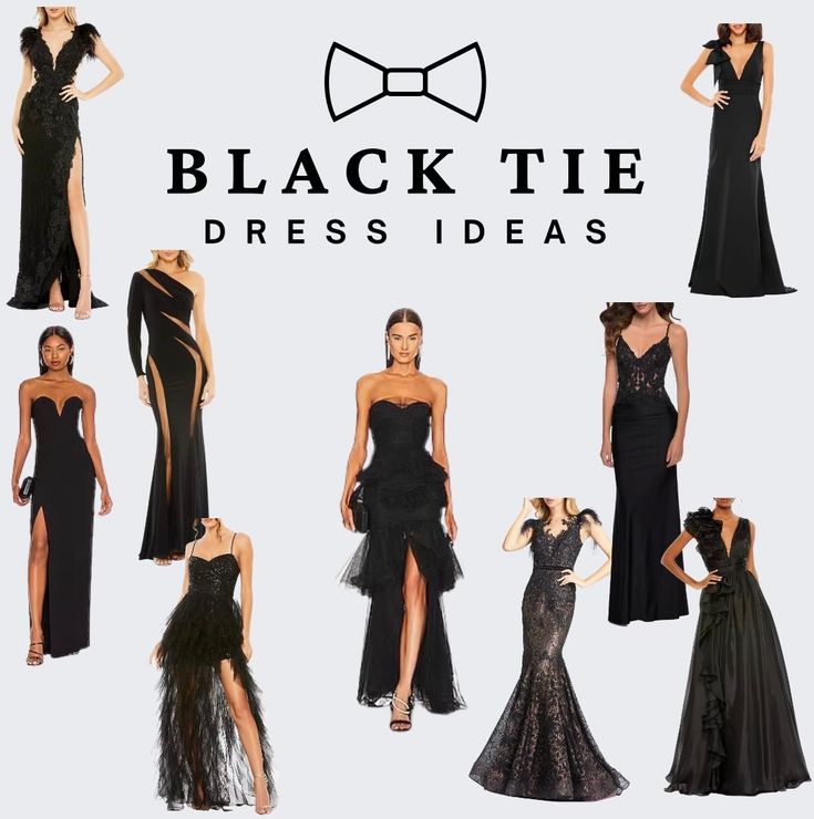 Ready to dazzle at your next black tie event? Nashville Wifestyle is your go-to destination for exquisite black dress inspiration and elegant fashion finds. Explore our curated collection of women's black dresses designed to make you the star of the evening. Discover the Perfect Dress for a Black Tie Event and unlock the essence of timeless sophistication. Elevate your style with these must-have black dresses and experience the epitome of glamor. Redefine your black tie elegance! Formal Wedding Black Dress, Black Tie Prom Dress, Black Tie Woman Outfits, Black Tie Evening Gowns, Black Tie Summer Dress, Black Tie Event Women Outfit, Black Tie Ball Dress, Black Tie Dress Black Women, Black Tie Affair Dress