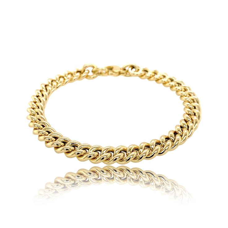 7mm Curb Link Bracelet - Designer Bracelet - Jo Nayor Designs Classic Round Cuban Link Bracelet, Tarnish Resistant, Classic Round Cuban Link Bracelet Tarnish Resistant, Classic Round Cuban Link Tarnish Resistant Bracelet, Luxury Curb Chain Bracelets For Everyday, Luxury Everyday Bracelets With Curb Chain, Elegant Sterling Silver Cuban Link Bracelet With Polished Finish, Luxury Curb Chain Bracelet For Everyday, Luxury Everyday Curb Chain Bracelets, Formal Sterling Silver Curb Chain Bracelet