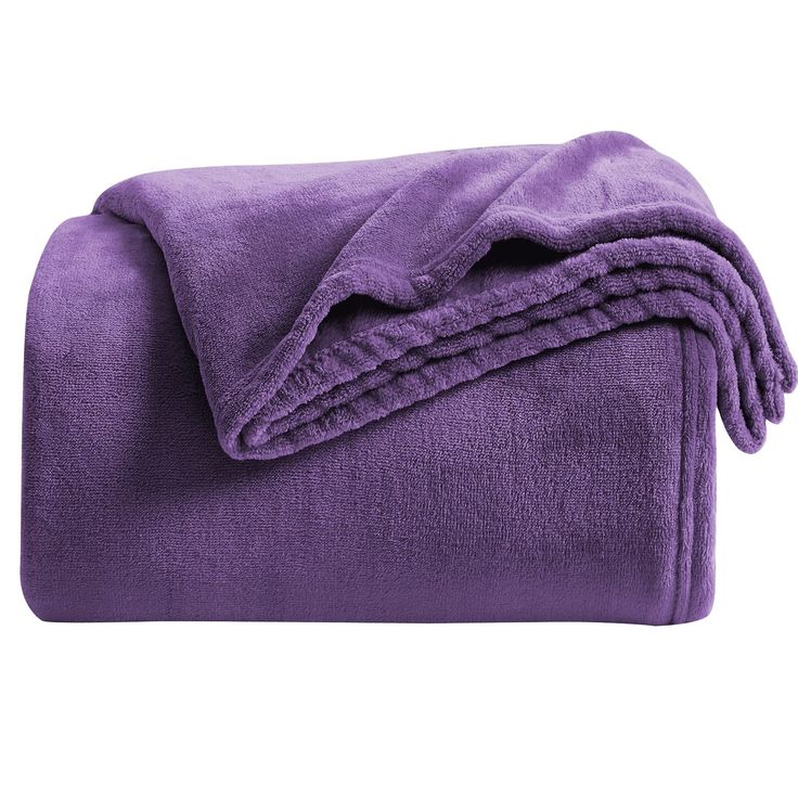 PRICES MAY VARY. 100% Polyester Softer & Warmer: Flannel blanket has comfortable quality fabric, soft and skin-friendly, delicate and smooth, a blanket that makes you feel in a warm embrace. The double-sided design brings you a better touch and improves your sleep quality. the A side of the fleece is fine and soft, with a delicate and rich feel; the B side of the fleece is soft and long, helping you lock in the warmth. Premium Fabric with Durable Construction: This blanket is made of 100% microf Cozy Luxury, Purple Fleece, Couch Blanket, Luxury Bed, Lightweight Blanket, Warm Blanket, Soft Throw Blanket, Cozy Throws, Blanket Throw