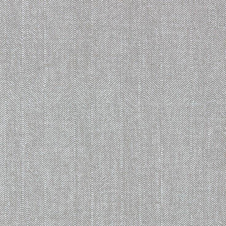 an image of a gray fabric textured with herringbones or stripes, suitable for wallpaper and upholstering