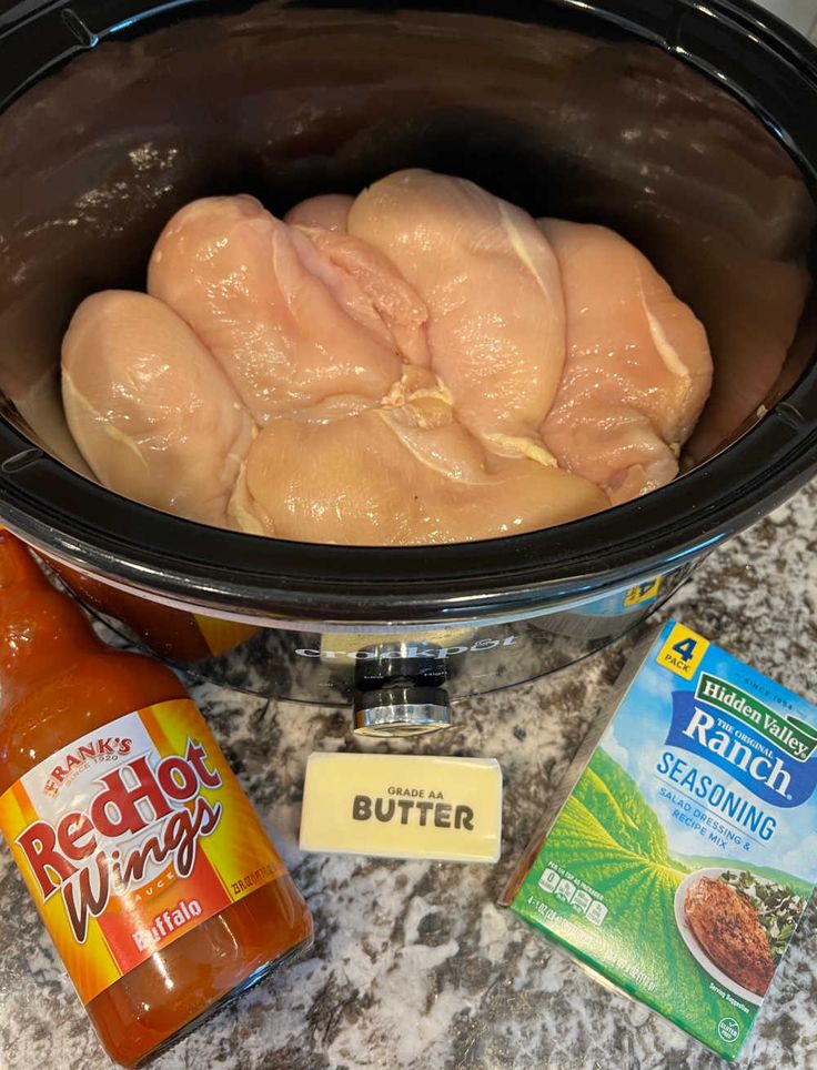 ingredients to make chicken in the crock pot