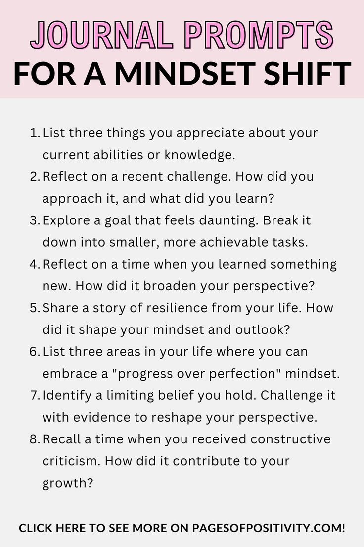 a pin that says in a large font Journal Prompts for a Mindset Shift Journal Prompts For Positive Mindset, Five Minute Journal Ideas, Journaling For Positive Mindset, Positive Journaling Prompts, Being Present Journal Prompts, Journal Prompts For Independence, Journal Self Growth, Journal Prompts For Growth Mindset, Journal Prompts Toxic Traits