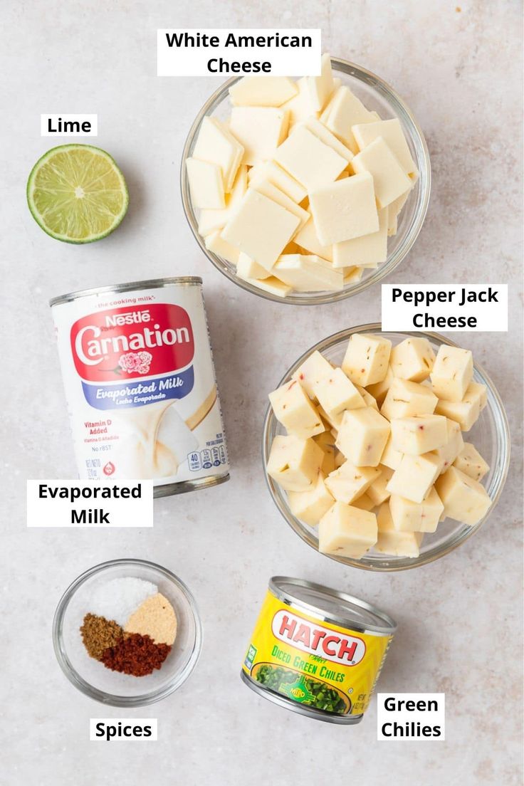 ingredients to make mexican cheese salad laid out on a table