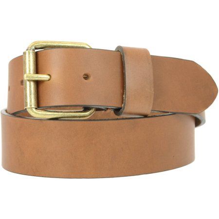 Montauk Leather Club mens leather belt made in Long Island, NY. 1-1/2 in.wide belt made from USA Steer Hides that are vegetable tanned, resulting in a more durable belt. Harness leather with an Antique Brass Finish Roller Buckle. Single ply strap with no fillers, helping to prevent peeling and cracking. Size: 32. Color: Beige. Gender: male. Age Group: adult. Classic Adjustable Leather Strap Belts, Adjustable Bridle Leather Belt With Brass Buckle, Leather Belt Buckles With Brass Buckle, Classic Leather Belts And Suspenders With Adjustable Fit, Adjustable Leather Belt, Adjustable Brown Bridle Leather Belt, Adjustable Leather Belt With Brass Buckle, Classic Adjustable Leather Belt Buckles, Classic Adjustable Leather Belt Buckle