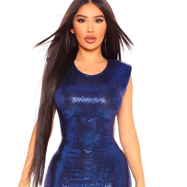 New Blue Party Dress From Fashion Nova!! Blue Sleeveless Bodycon Dress For Evening, Blue Sleeveless Glamorous Bodycon Dress, Glamorous Blue Sleeveless Bodycon Dress, Glamorous Sleeveless Blue Bodycon Dress, Blue Bodycon Summer Party Dress, Blue Bodycon Dress For Parties, Blue Bodycon Party Dress, Royal Blue Bodycon Dress For Party, Blue Summer Party Dress