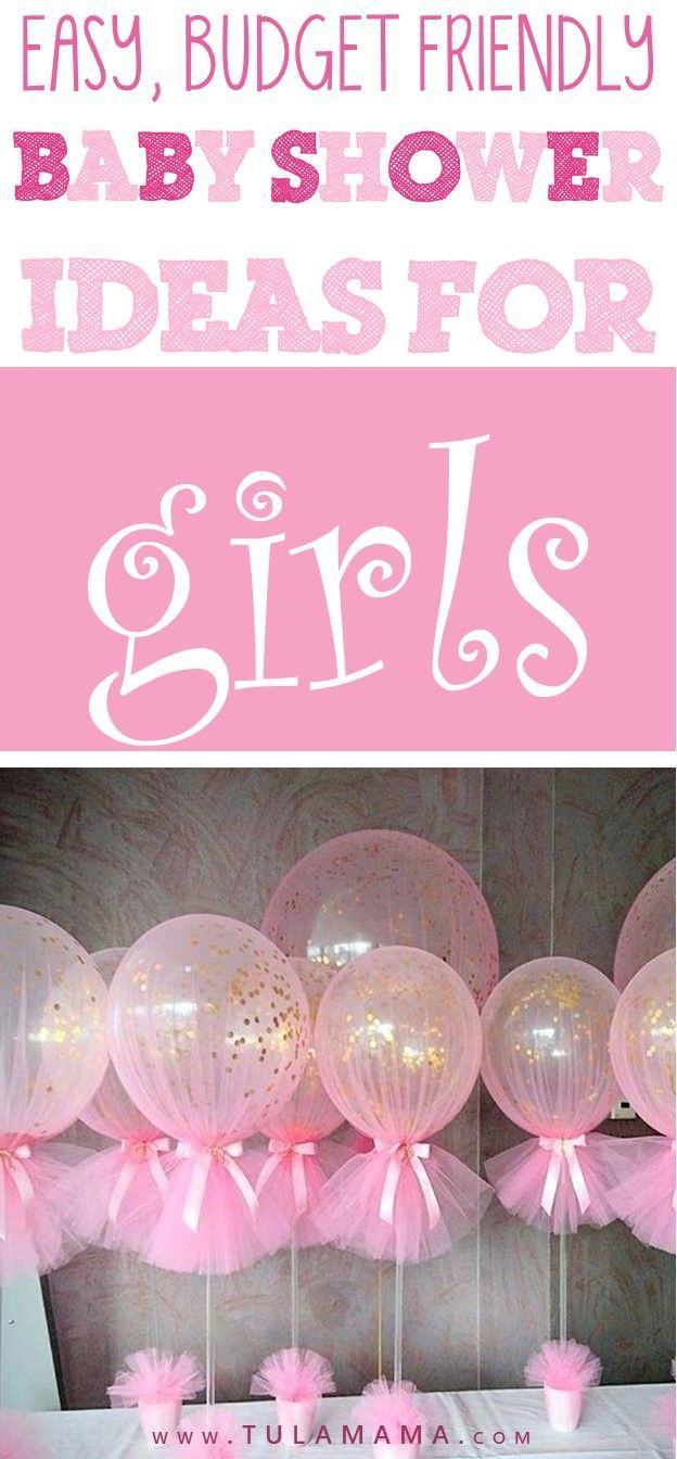 pink baby shower ideas for girls