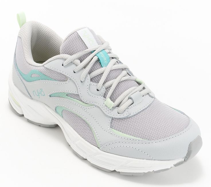 Permission to take the scenic route in these airy mesh sneakers. Designed for casual walking and everyday wear, the sport-meets-street style paves your path with lightweight ACTIVfoam, elevated arch and heel support, and a well-textured tread. From Ryka. Gray Mesh Walking Shoes For Sports, Gray Fade-resistant Walking Shoes For Errands, Gray Mesh Running Shoes For Jogging, Breathable Mesh Athletic Walking Shoes For Jogging, Gray Breathable Walking Shoes For Light Exercise, Breathable Gray Walking Shoes For Light Exercise, Athletic Fit Walking Shoes With Breathable Mesh For Jogging, Gray Mesh Walking Shoes For Running Errands, Gray Athleisure Walking Shoes For Running Errands