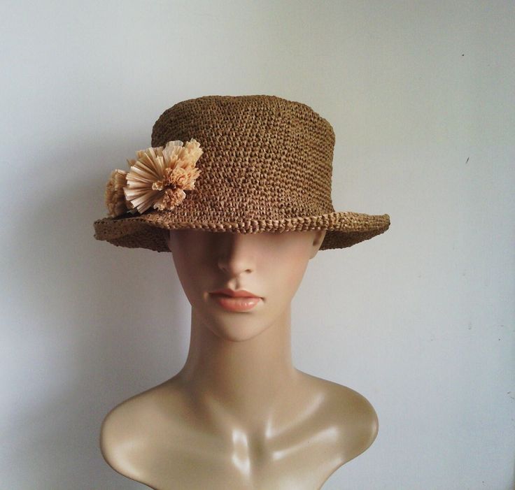 I crocheted this sun hat  with raffia straw yarn, it is stylish and suitable for summer. color in picture: beige size:58cm The color and size are customized, you can choose your favoritor color  from the color chart.  https://www.etsy.com/listing/177257798/crochet-summer-sun-hat-yarnbeach-bag?ref=reviews Handmade Beige Toquilla Straw Hat, Vintage Crochet Hat For Summer, Vintage Yarn Hat For Beach, Brown Crochet Sun Hat For Summer, Brown Crochet Summer Sun Hat, Handmade Beige Straw Hat, Vintage Beige Crochet Hat For Summer, Vintage Handmade Beige Crochet Hat, Beige Bohemian Straw Hat