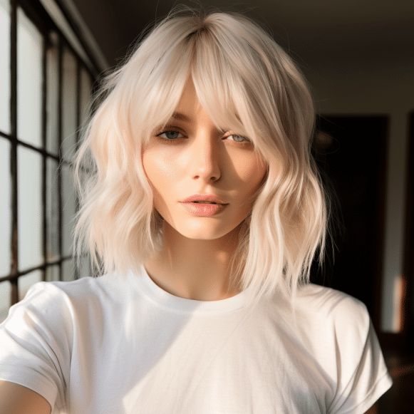 Cute Curtain Bangs Hair Ideas Trending Right Now : anxhela's Blog Curtain Bangs Platinum Blonde, Blonde Trends 2024, Shoulder Length Blonde Hair With Bangs, Full Curtain Bangs, Bangs Hair Ideas, Bob Curtain Bangs, Cute Curtain Bangs, Blonde Curtain Bangs, Gray Blonde