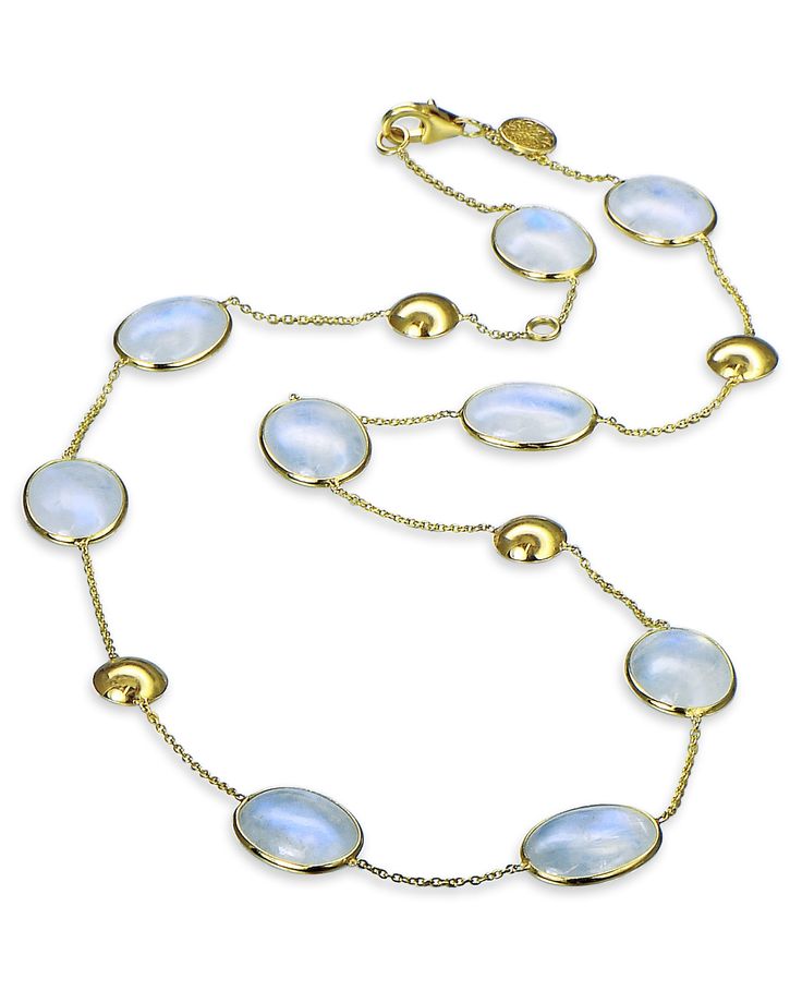 Oval Rainbow Moonstone and Yellow Gold Bead Necklace - Turgeon Raine Luxury Oval Jewelry With Polished Beads, Oval Moonstone Necklace In Yellow Gold, Gold Bead Necklace, Future Outfit, Wedding Accessories Jewelry, Shiny Things, Lovely Jewellery, Moon Stone, Gold Beads