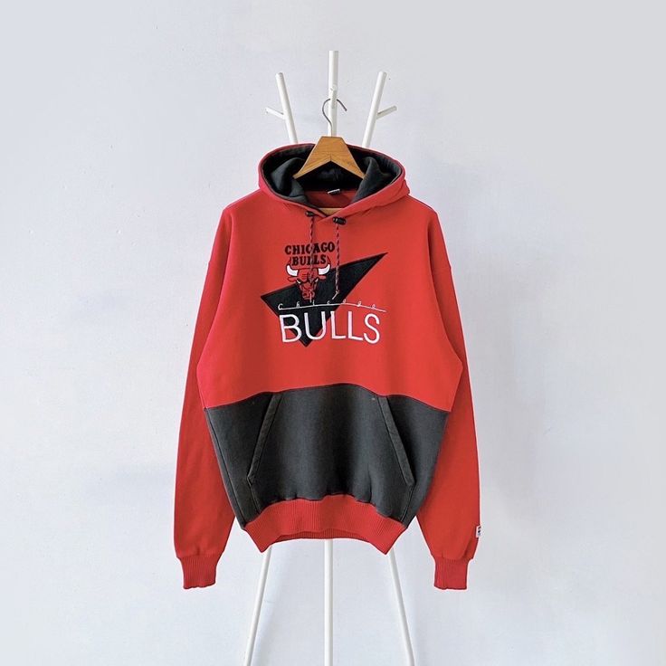 90s Chicago Bulls NBA hoodie/ M * PLEASE READ BEFORE PURCHASE * PLEASE consider the PHOTOS before making the decision * The images may DIFFER in appearance from the actual product because we took pictures under daylight.  * PLEASE send your PHONE NUMBER after your purchase for the shipping company to contact you X No returns X No refund Condition : 9/10 More details : stains (sleeve)/ look at the pictures  Brand : Legends Size : M Pit to pit/ Chests : 24/48 inches  Length : 29.5 inches  Material Throwback Hoodie For Sports Events, Throwback Sports Hoodie, Sports Hoodie With Drawstring Hood, Throwback Hoodie With Drawstring For Sports Season, Throwback Style Hoodie With Drawstring For Sports Season, Throwback Red Sweatshirt For Streetwear, Red Throwback Sweatshirt For Streetwear, Throwback Hoodie For Streetwear And Sports Season, Throwback Hoodie With Double-lined Hood For Streetwear