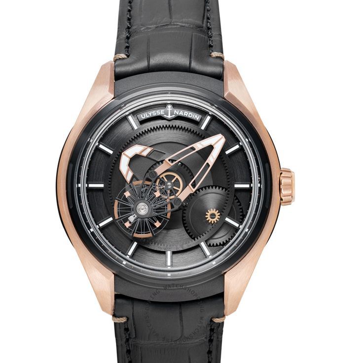 Ulysse Nardin Freak X Rose Gold Automatic Black Dial Men's Watch Ulysse Nardin Watches, Ulysse Nardin, Gold Water, Wrist Game, Black Watch, Men's Watch, Luxury Watch, Diver, Watch Brands