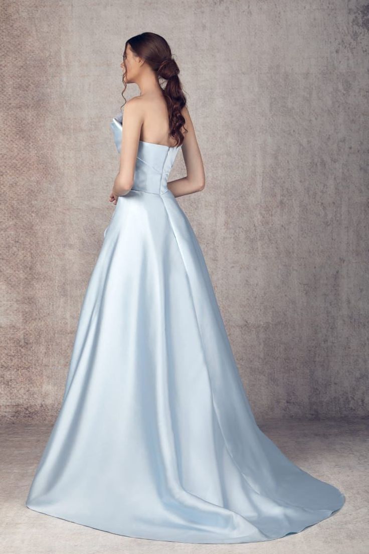 Looking for a dress that will make you feel like royalty? Look no further than the Ziad Germanos WA0116. This gorgeous gown features a rich blue hue and intricate tulle detailing. It's sure to make you stand out at any event! Gala Evening Dress With Detachable Train And Sweetheart Neckline, Gala Evening Dress With Sweetheart Neckline And Detachable Train, Strapless A-line Dress With Ruched Bodice For Wedding, Gala Evening Dress With Detachable Train And Fitted Bodice, Elegant A-line Evening Dress For Debutante Ball, Evening Dress With Detachable Train And Sweetheart Neckline, Elegant Strapless Ball Gown With Corset Back, Gala Dresses With Detachable Train And Fitted Bodice, Evening Ball Gown With Sweetheart Neckline And Detachable Train