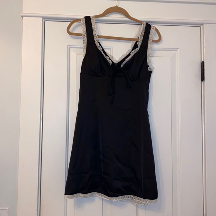 Nwt Sayre Mini Dress Dresses Princess Polly, Dresses Princess, White Slip Dress, Hoco Dress, Princess Polly Dresses, Black Slip Dress, Polly Dress, 90s Outfit, White Slip