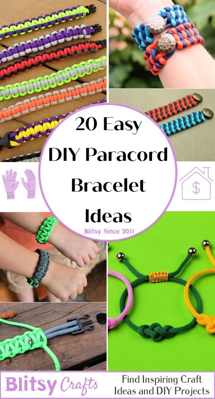 20 easy diy paracor bracelet ideas