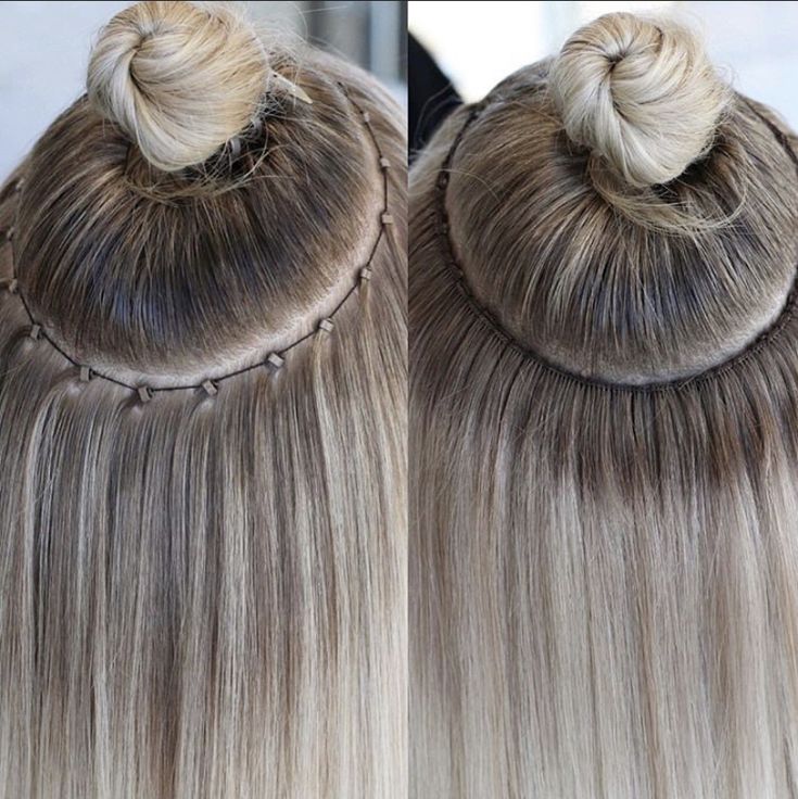 Best Cheap Hair Extensions, Beaded Sew In Hair Extensions, Beaded Row Hair Extensions, Bead Extensions Hair, Microring Hair Extensions, Short Hair To Extensions, Diy Hand Tied Extensions, No Sew Beaded Weft Extensions, See In Extensions