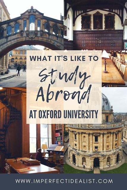 what it's like to study at oxford university in england with text overlay