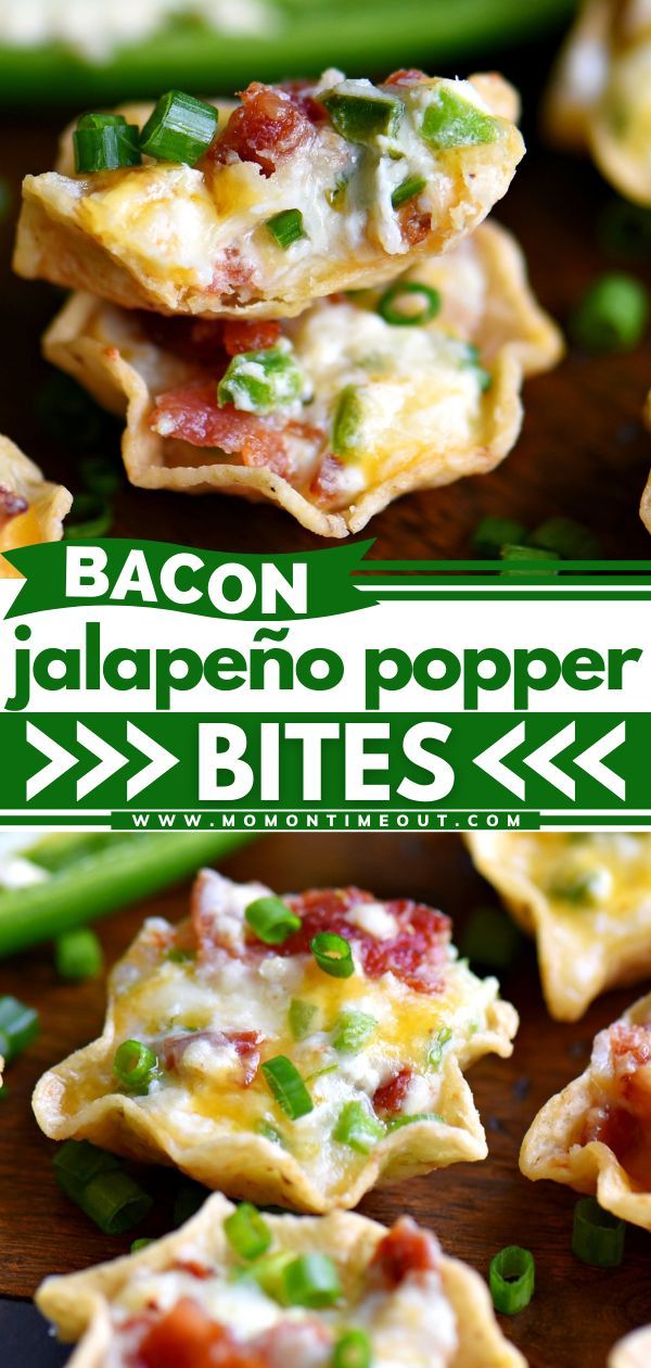 bacon jalapeno popper bites stacked on top of each other