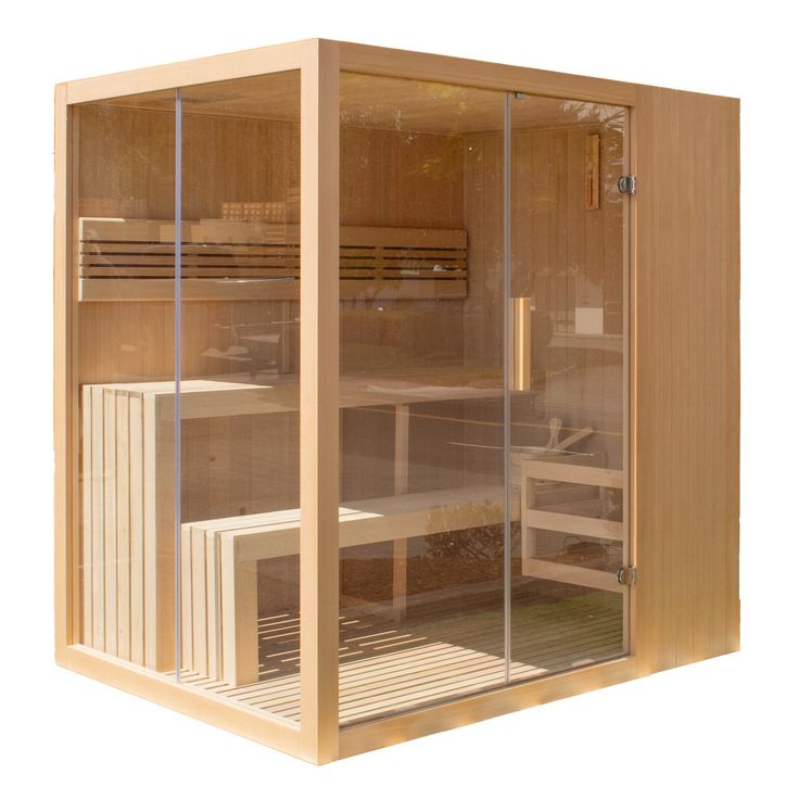 ALEKO Canadian Hemlock Wood Sauna is crafted to bring all the luxury and health benefits of a traditional sauna experience at a more accessible price point. Sauna Cold Plunge, Wood Sauna, Electric Sauna Heater, Canadian Hemlock, Home Spa Room, Sauna Kit, Dry Sauna, Indoor Sauna, Sauna Heater