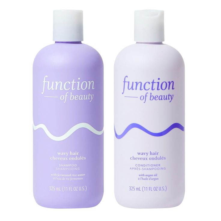 PRICES MAY VARY. CUSTOM HAIR CARE - Customize your Wavy Hair Shampoo & Conditioner set to match your unique hair type, moisture needs, & goals. For wavy hair, we recommend the Shine, Strengthen, & Anti-Frizz Boosters (sold separately), but it is ultimately up to you! ALL NATURAL FERMENTED RICE WATER – Our Wavy Hair Shampoo is formulated with Fermented Rice Water, a key ingredient that works wonders for your wavy hair. Your waves are defined, and strands are softened without feeling weighed down. Function Of Beauty Wavy Hair, Shampoos For Wavy Hair, Shampoo And Conditioner For Wavy Hair, Wavy Hair Shampoo And Conditioner, Wavy Hair Shampoo, Hair Products For Wavy Hair, Shampoo For Wavy Hair, Wavy Hair Products, Fermented Rice Water