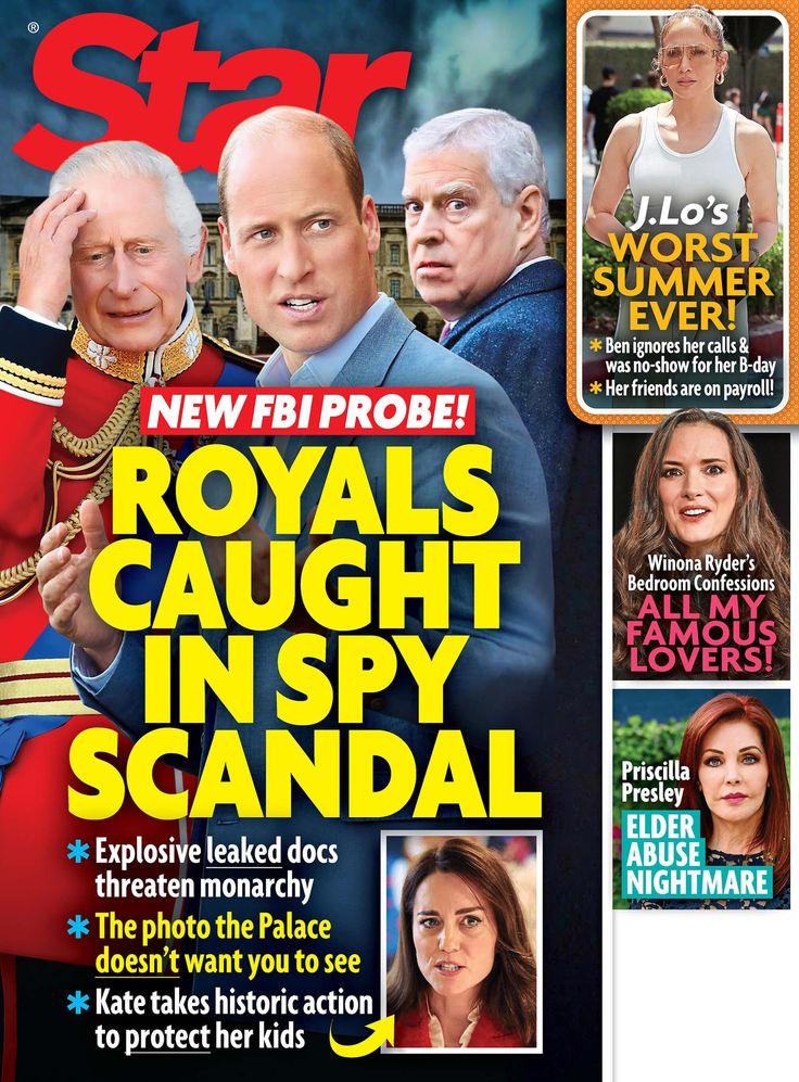 the cover of star magazine featuring prince william and kate