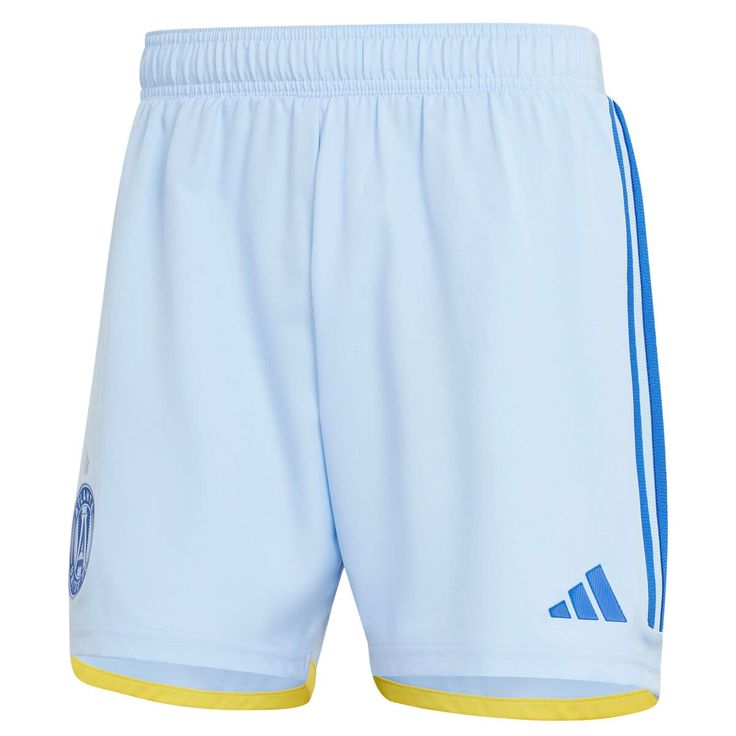 Let your Atlanta United FC pride shine wherever you may be by grabbing these sweet 2024 Away Authentic Shorts from adidas. Along with a comfortable elastic waistband, these shorts offers moisture-wicking AEROREADY technology to keep you fresh and focused. On top of that, the striking Atlanta United FC graphics let everyone know you're a devoted fan. Officially licensed AEROREADY technology absorbs moisture and makes you feel dry Imported Material: 100% Recycled Polyester Brand: adidas Heat-seale Atlanta United Fc, Atlanta United, Bare Beauty, Adidas Blue, Quilted Coverlet, Luxe Gifts, Blue Adidas, Gifts For Teens, Adidas Men