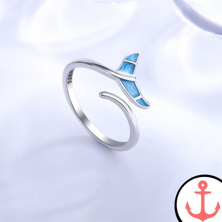 a ring with an anchor on it