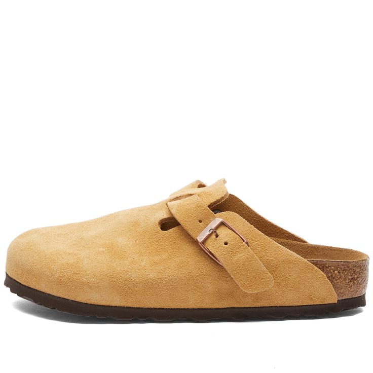 Birkenstock Boston Shearling, Birkenstock Colors, Birkenstock Mules, Suede Clogs, Boston Clog, Birkenstock Boston, Comfortable Design, Birkenstock Boston Clog, Birkenstock Shoes