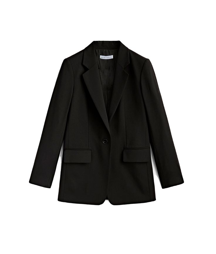 Product Description: Elevated take on a workwear staple with this oversized blazer. The design has an elongated single-breasted silhouette and two flap pockets in the front. It has drop shoulder and oversized fit that borrows from masculine styles. Wear yours with everything from denim to midi dresses. Fabric: 97% Wool ; 3% Spandex Color: Black Size and Fit: Our model is 5'10" and is wearing a size XS. Oversized Fit Care Instructions: Dry clean Only Masculine Style, Oversized Blazer, Black Blazers, Drop Waist, British Indian, Midi Dresses, Flap Pocket, Oversized Fits, Drop Shoulder