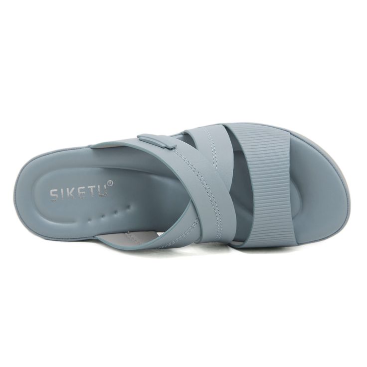 Meet your new go-to sandals for comfort and style - the Siketu Candace Cushioned Slide Sandals. With their cushioned insole and easy slip-on design, these sandals provide all-day comfort without sacrificing on-trend style. Perfect for any casual occasion, these sandals effortlessly elevate any outfit. 1.57'' heel Slip-on PU upper Synthetic Arch support footbed™ Cushioned Insole™ Anti-skid rubber sole Reindeer Headband, Trend Style, Daily Dress, Womens Sandals Flat, Dress Jewelry, Accessories Necklace, Arch Support, Flat Sandals, Slide Sandals