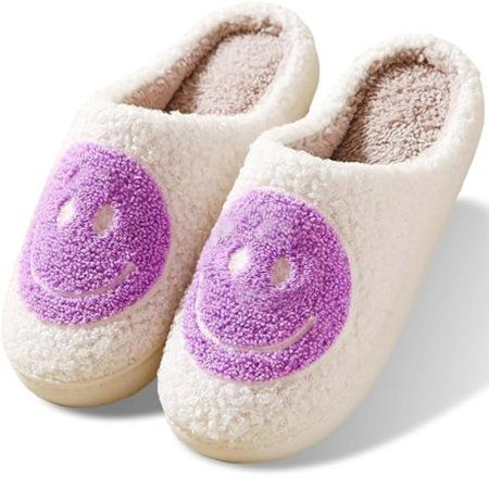 Introducing the BERANMEY Cute Smile Face Slippers for Women, the ultimate combination of comfort, style, and happiness. Pamper your feet with these perfect soft plush slip-ons that are designed to bring warmth and joy to your indoor relaxation time. These beautifully crafted smile face slippers are equally suited for women and men, offering a unisex design that caters to a wide range of sizes. Crafted with the finest materials, these slippers feature an irresistibly soft plush fabric that envelo Cute Soft Slippers For Loungewear, Comfortable Soft Slippers For Sleep, Cute White Slippers For Leisure, Casual White Slippers For Home, White Casual Slippers, Casual White Home Slippers, Casual Super Soft Slippers For Relaxation, Pink Super Soft Slippers For Loungewear, White Super Soft Slippers For Loungewear