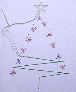 a piece of paper that has been cut out to look like a christmas tree