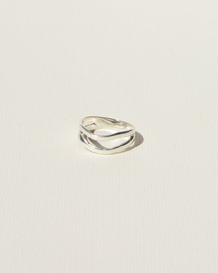 Sterling Silver Rounded Double Split Ring -Sterling silver -Single band -Available in US sizes 5-9 Classic Adjustable Ring With Open Band, Classic Sterling Silver Engraved Ring With Open Band, Classic Sterling Silver Engraved Open Band Ring, Classic Sterling Silver Wide Band Promise Ring, Sterling Silver Dome Ring With Open Band, Silver Sterling Silver Rings With Thick Band, Sterling Silver Stackable Rings For Promise, Classic Thick Band Ring In Sterling Silver, Sterling Silver Wide Band Stackable Rings For Promise