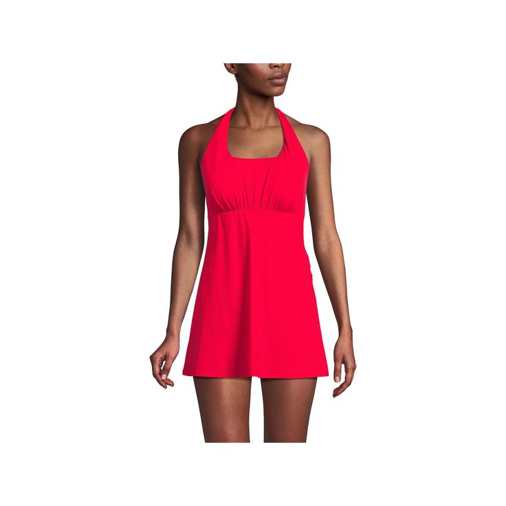 A halter neckline and UPF 50 sun protection makes this women's Lands' End swim dress a lovely choice for beach or pool. Kohl's Lands' End Women's Swim Size ChartFinding the perfect fit and size for women's clothing requires basic measurements of your chest, waist, hips and inseam. Use this guide to learn more about sizing and everything Kohl's has to offer in women's fashion. A halter neckline and UPF 50 sun protection makes this women's Lands' End swim dress a lovely choice for beach or pool. K Stretch Summer Halter Dress For Beach Season, Stretch Summer Halter Dress For Beach, Stretch Halter Sundress For Beach, Lined Sleeveless Halter Dress For Beach, Summer Halter Neck Swim Dress, Casual Sleeveless Swim Dress For Pool, One-piece Halter Top For Poolside Summer, Stretch Halter Neck Swim Dress For Beach Party, Summer One-piece Halter Top For Poolside