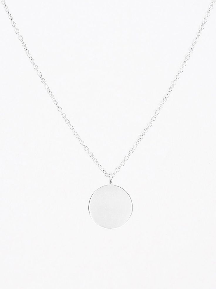 sustainablycrafted womanowned 5% for wildlifeconservation Estimated Ship Date ✨ ✨ Details Recycled sterling silver 1/2" round disc Popular chain option: 18" solid cable Want to add another charm? Check them out here .seen{ font-family:roboto,helvetica neue, helvetica,arial,sans-serif; background-color: #e4e7e6; font-weight: 300; line-height: normal; text-align: center; vertical-align: middle; color: #4d6055; padding-top: 10px; padding-bottom: 10px; } .container { display: flex; flex-direction: r Circle Charm Necklace, Helvetica Neue, Circle Pendant Necklace, Minimalist Wardrobe, Sustainable Jewelry, Font Family, Recycled Sterling Silver, Circle Pendant, Staple Pieces