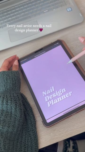 Nail Design Planner for Nail Artists and Technicians Nail Tech Business Planner, Nail Planner, 2023 Nail, Nail Business, Nail Styles, Business Resources, Ipad Tablet, Planner Design, Nail Artist