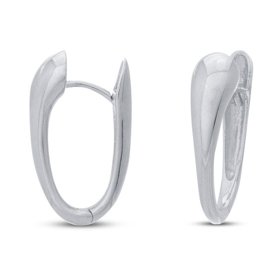 Stylish arcs elongate into dynamic teardrop-shaped curves in these women's huggie earrings. Crafted in 14K white gold, the earrings secure in place with hinged backs. Jared The Galleria Of Jewelry, Snap Lock, Huggie Earrings, Earring Backs, Huggies Earrings, Designer Earrings, Fashion Earrings, Types Of Metal, Diamond Jewelry