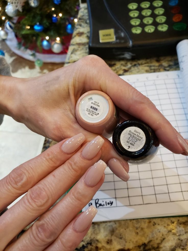 Cream Sns Nails, Opi Put It In Neutral Gel Vs Bubble Bath, No Chip Neutral Nails, Nail Inspo Opi, Out It In Neutral Opi, Put It In Neutral Acrylic Nails, Neutral Brown Nails Opi, Act Your Beige Opi Gel, Neutral No Chip Nail Colors